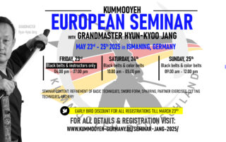 European Kummooyeh Seminar Grandmaster Jang Deutschland Germany